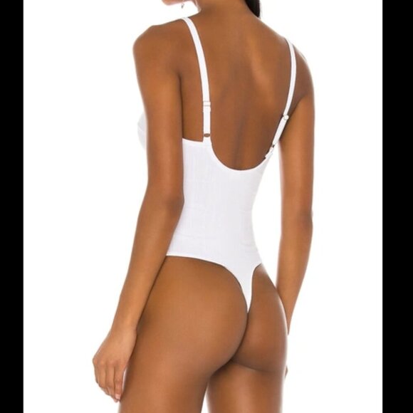 NWT Free People Intimately White Larissa Bodysuit Size Large - Picture 8 of 8